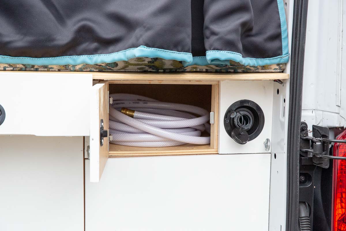 Fresh Water Inlet Accessory Cabinet